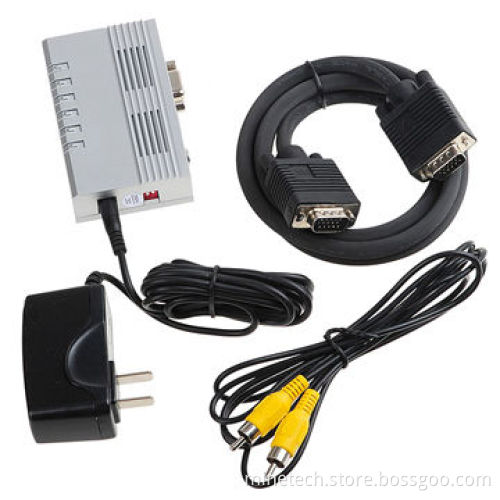 Wholesale Video to VGA Video Converters, 15-pin VGA Analog RGB Signal